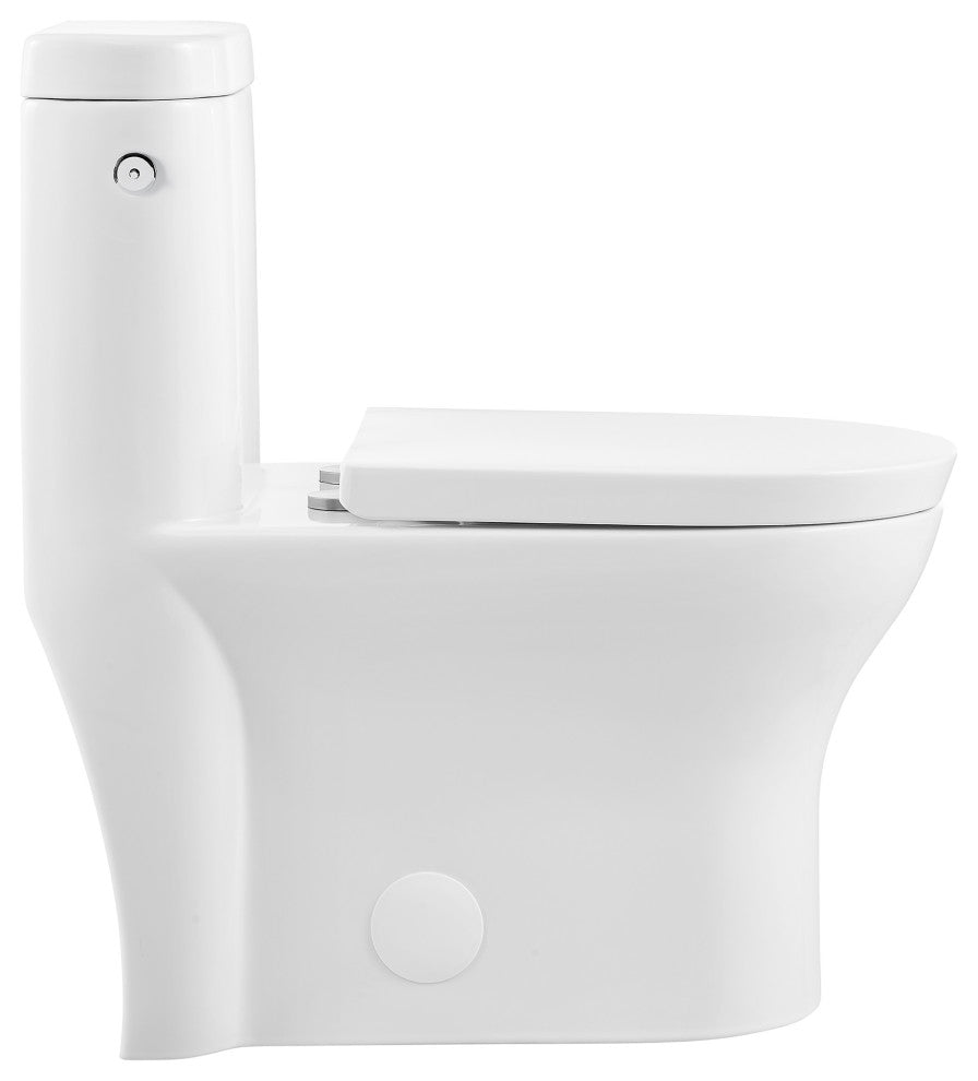 Monaco One Piece Elongated Toilet, Touchless