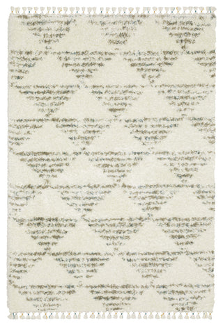 Aurora Geometric Ivory/Multi Indoor Area Rug, Ivory, 6'7" x 9'6"