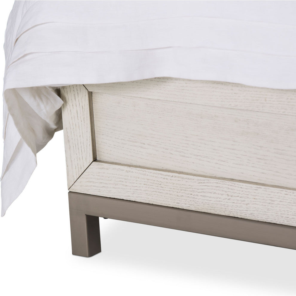 Menlo Station Cal. King Panel Bed, Eucalyptus