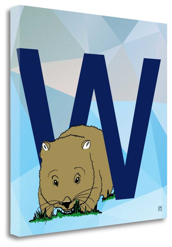 "W" By Aubree Perrenoud, Giclee Print on Gallery Wrap Canvas, Ready to Hang