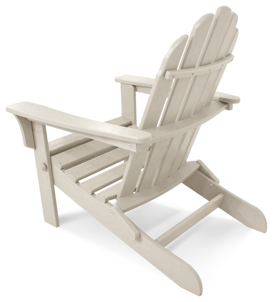 Trex Outdoor Furniture Cape Cod Folding Adirondack, Sand Castle