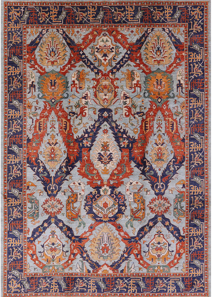 Ahgly Company Indoor Rectangle Mid-Century Modern Area Rugs, 5' x 8'