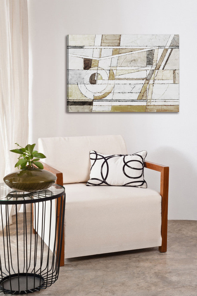 "Pieces" Painting Print on Wrapped Canvas