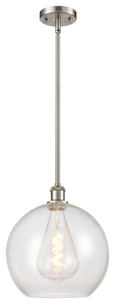 Innovations 516-1S-SN-G124-12-LED 1 Light Mini Pendant, Brushed Satin Nickel