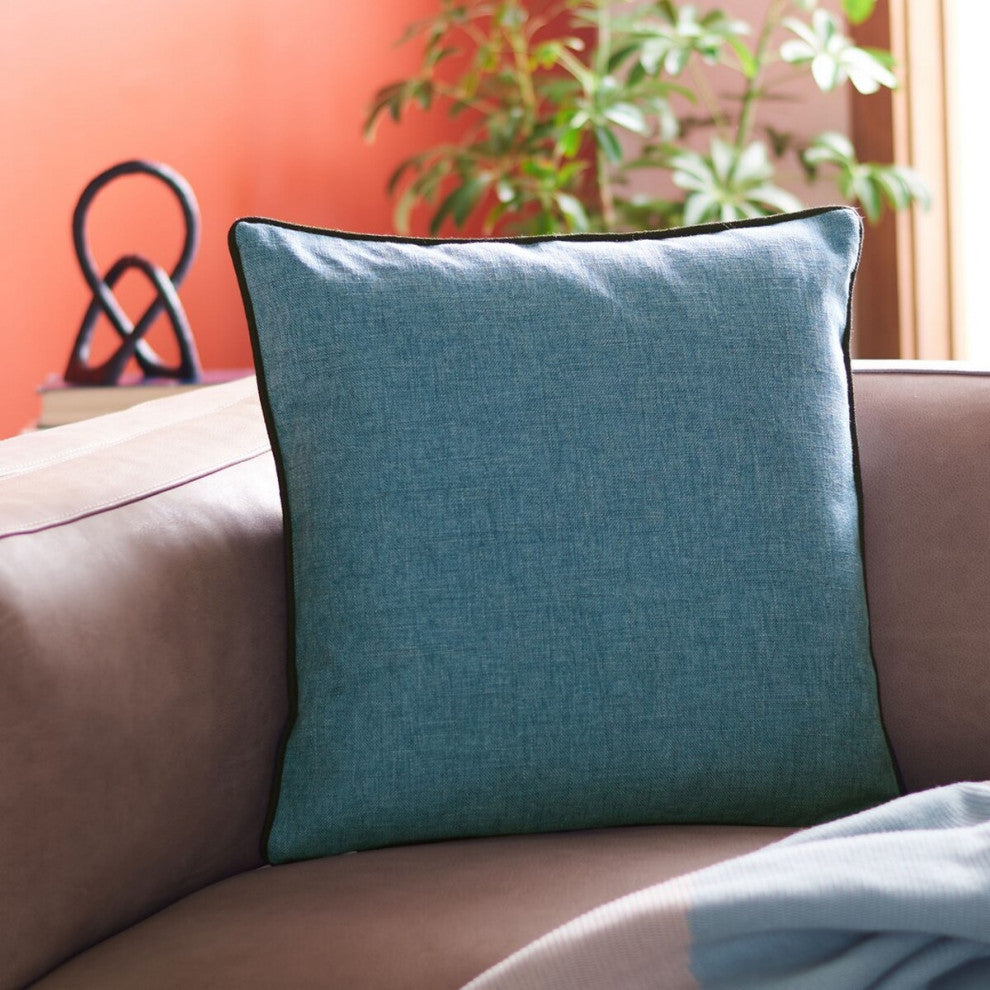Safavieh Edeline Pillow Blue 18" X 18"