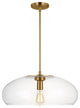 Largo 1-Light Indoor Extra Large Pendant Ceiling Light, Burnished Brass Gold