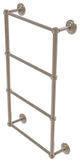 Que New 4-Tier 30" Ladder Towel Bar with Groovy Detail, Antique Pewter