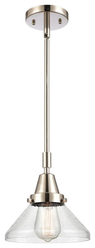 Innovations Lighting 447-1S-PN-G4474 Caden 1 Light 8" Mini Pendant
