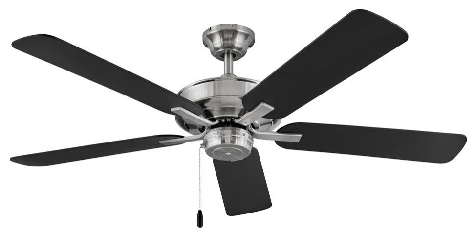 Hinkley Metro 52" Indoor Dual Mount Ceiling Fan, Brushed Nickel