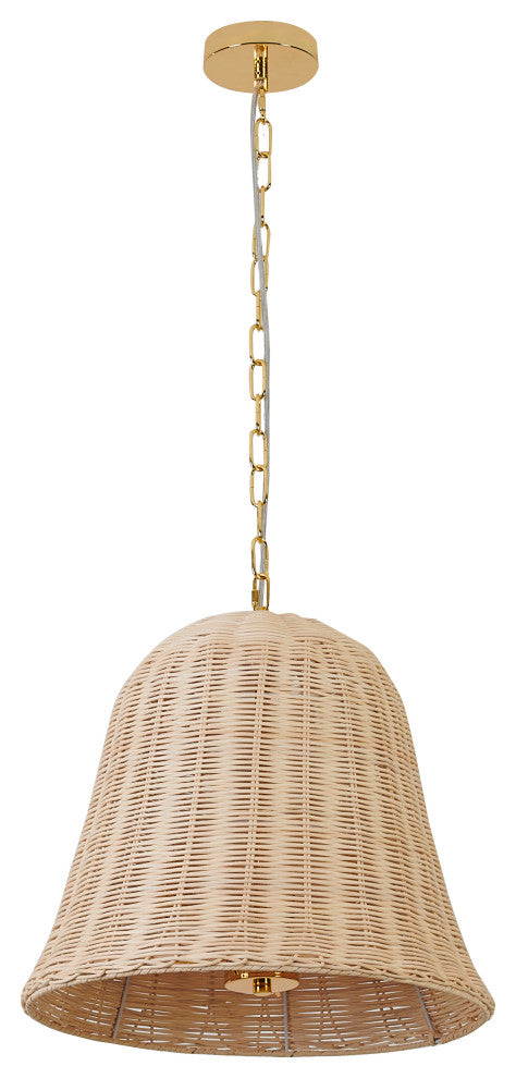BETHEL INTERNATIONAL MIA07C17W 3-Light Chandelier, Natural White