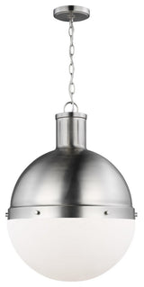 Hanks 1-Light Pendant, Brushed Nickel
