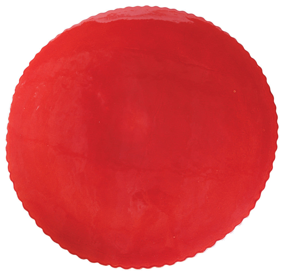 Flute Ceramic Glazed Patio Coffee Table