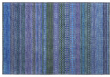 Premium Machine Washable Mayfield AMF527 Blue 1'8" x 2'6" Rug