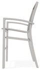Kendall Sling Bar Height Stackable Outdoor Stool, Sicily/Warm Gray