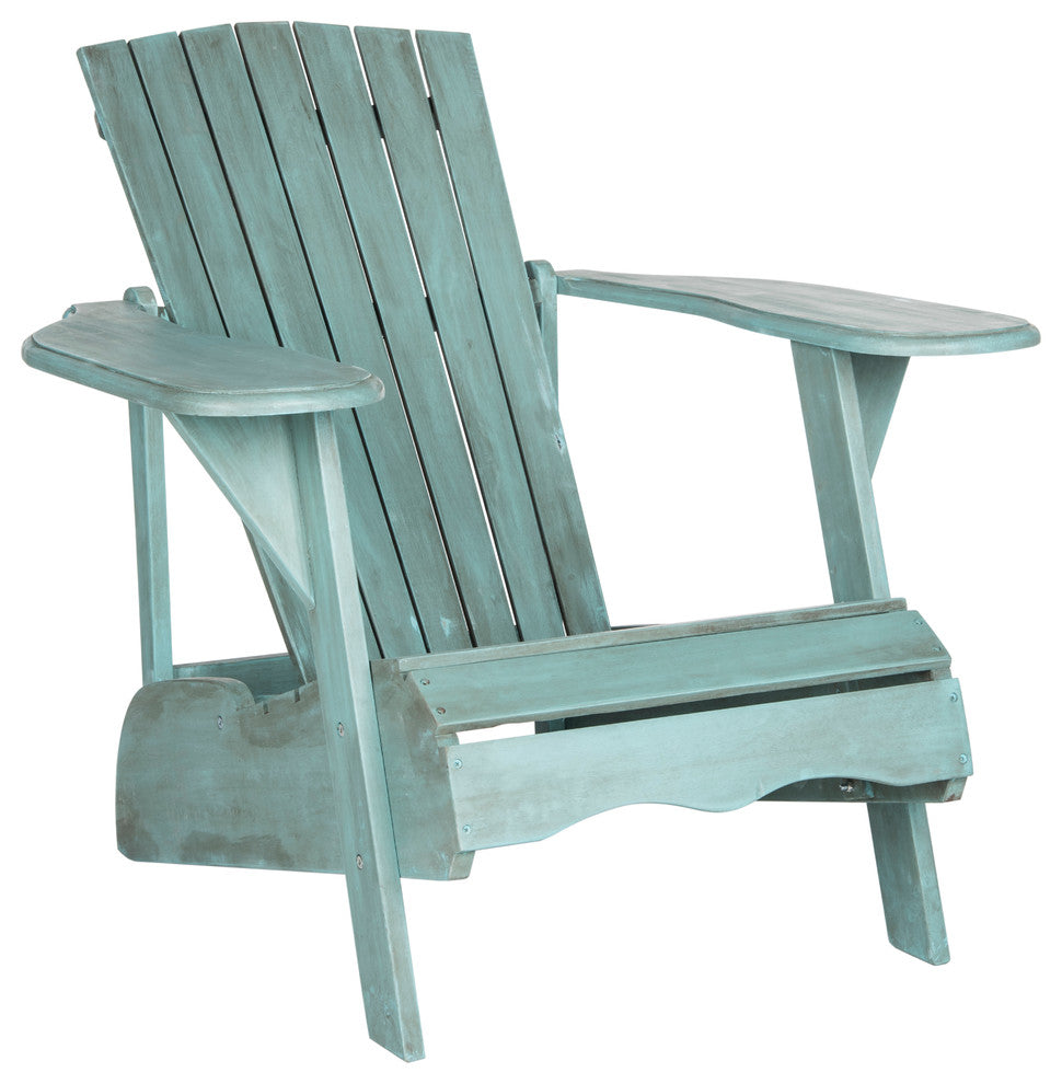 Safavieh Mopani Outdoor Chair, Beach House Blue