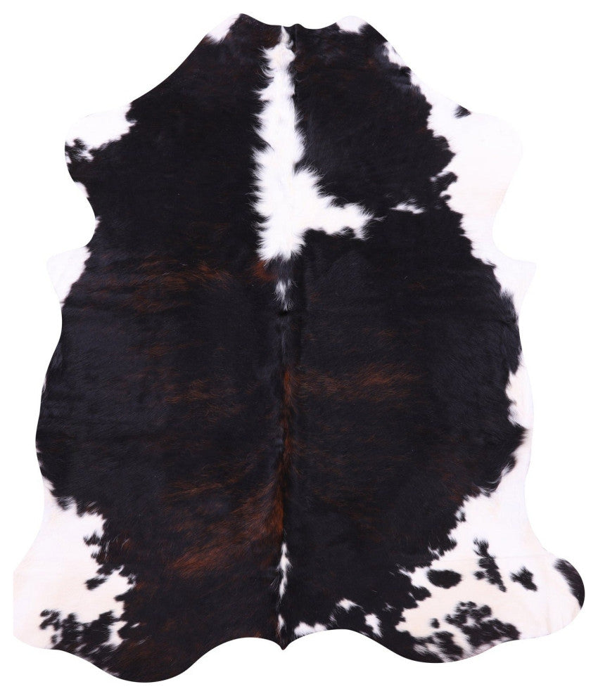6' 6" X 5' 10" Natural Cowhide Rug C1909