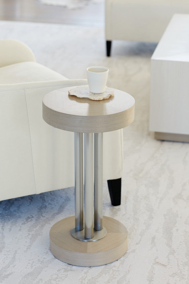 Bernhardt Axiom Round Chairside Table