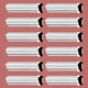 Cornice White Urethane Alison Simple Design 12 Pieces Totaling 1128" Length