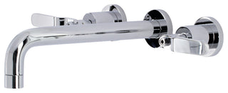 KS8021KL Two-Handle Wall Mount Tub Faucet, Polished Chrome