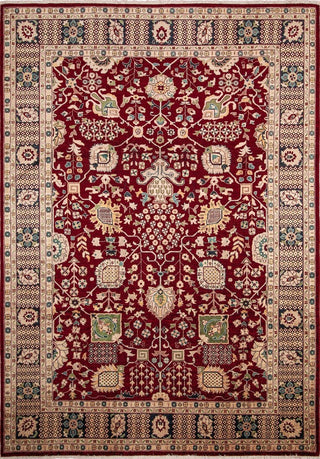 Peshawar Karema Red/Blue Rug, 8'10x11'10