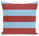 Windward Stripes Print Pillow, Cardinal, 16"x16"