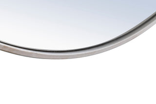 Contemporary Silver Vanity Mirror