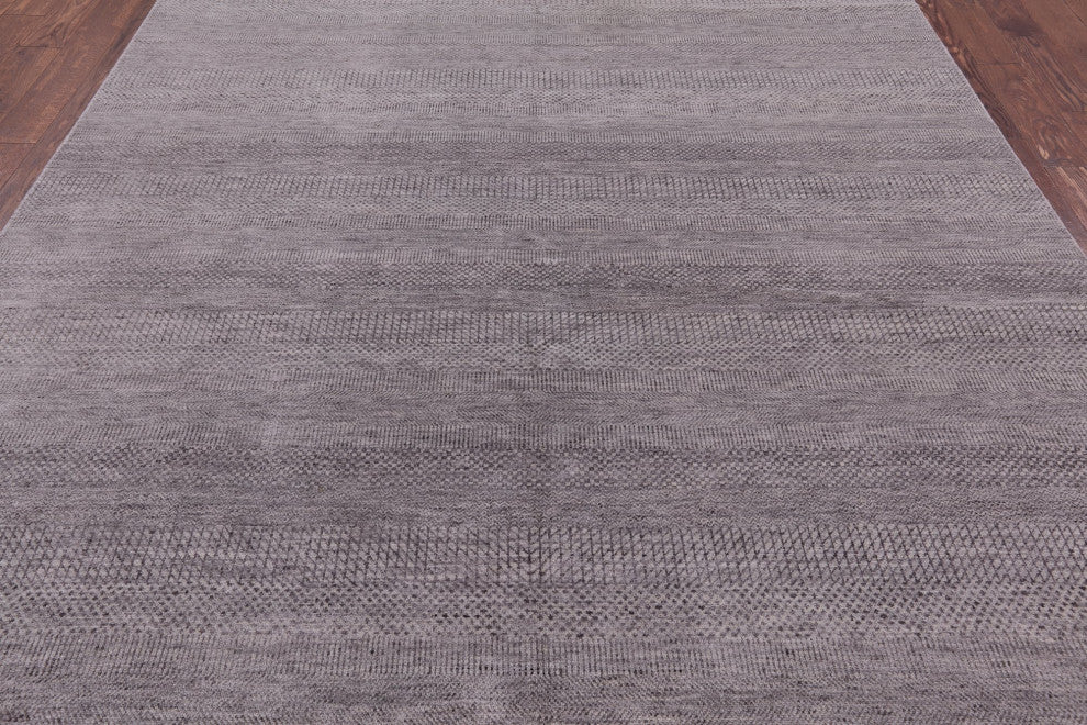 Savannah Gabbeh Wool and Silk Hand Knotted Rug 8' 1" X 10' 0"- Q4551