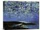 "Moonlight, Isle of Shoals" Stretched Canvas Giclee by Childe Hassam, 16"x13"