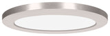 Access Lighting 20830LEDD ModPLUS 7"W LED Flush Mount Drum - Brushed Steel /