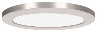 Access Lighting 20830LEDD ModPLUS 7"W LED Flush Mount Drum - Brushed Steel /