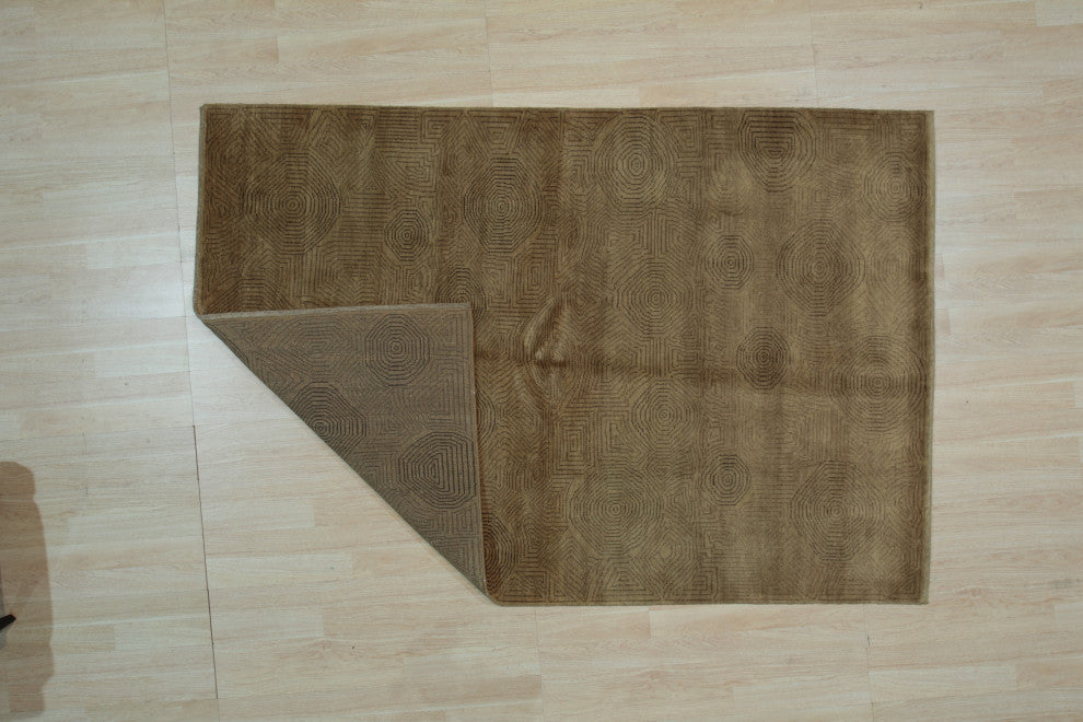 Brown Transitional All Over Ningxia Area Rug