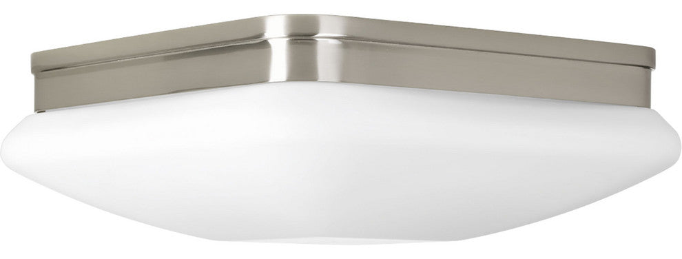 Progress Lighting 2-75W Medium Flush Mount, Brushed Nickel