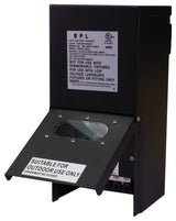 300W Multi Tap, 12-15V Metal Black Case Low Voltage Transformer