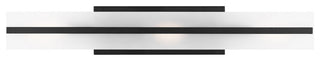 Dex LED Bath Wall Sconce, Midnight Black