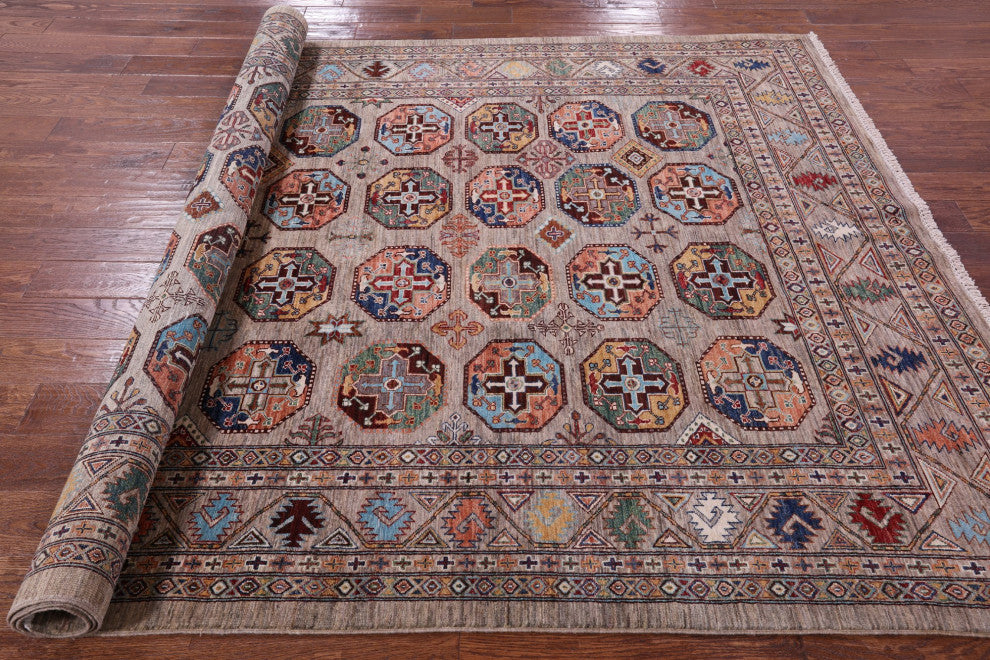 6' 8" X 9' 8" Bokhara Handmade Rug Q11318