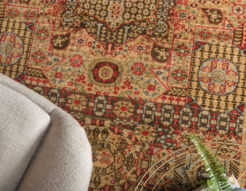 Unique Loom Brown Jackson Palace 2' 0 x 3' 0 Area Rug