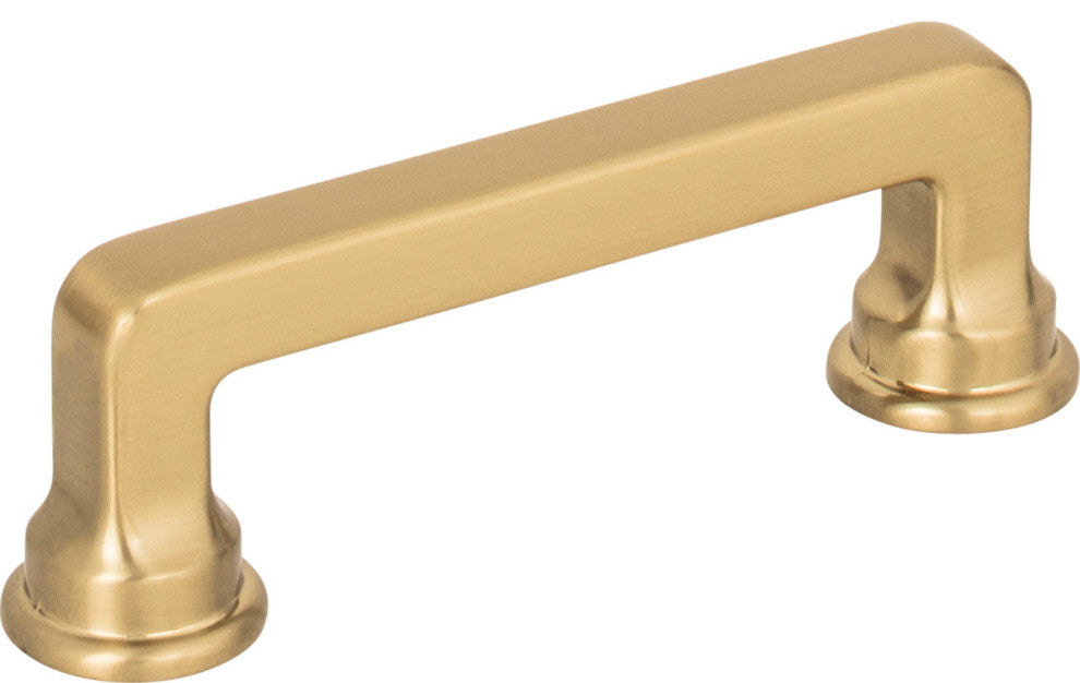 Atlas Homewares A101 Oskar 3 Inch Center to Center Handle Cabinet - Warm Brass