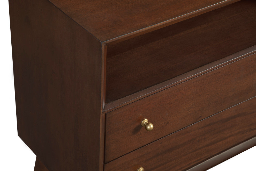Flynn Large Nightstand, Walnut