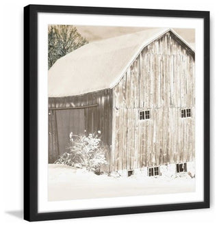 "Winter Morning" Framed Painting Print, 24"x24"