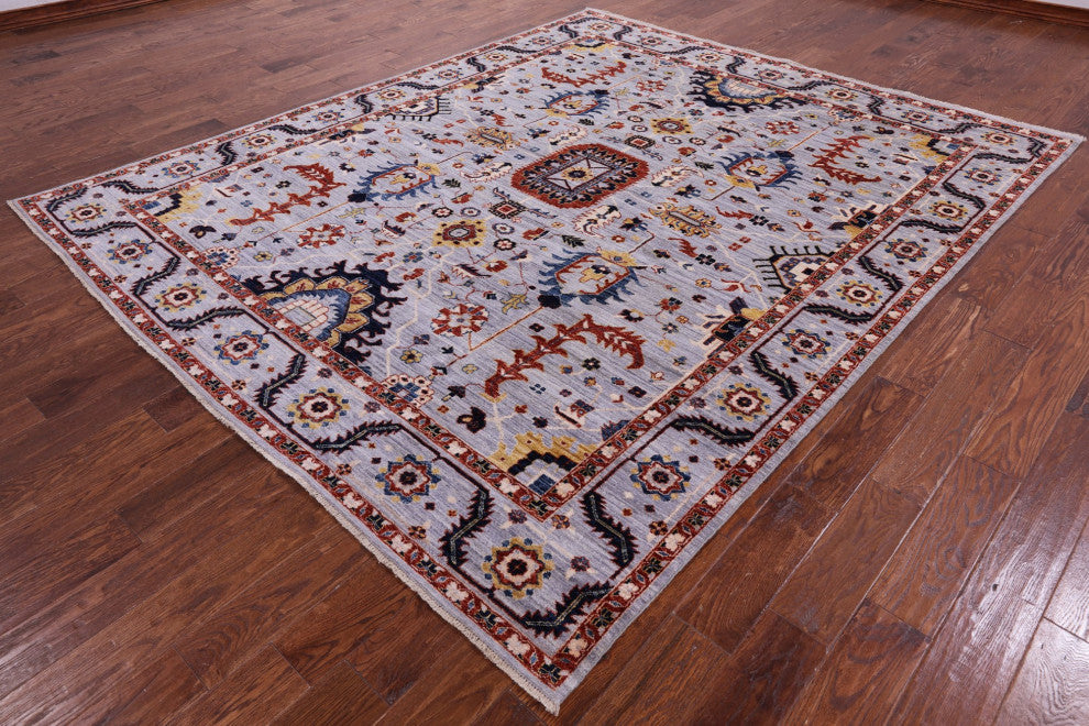 Hand-Knotted Persian Fine Serapi Wool Rug 8' 1" X 9' 9" - Q12861