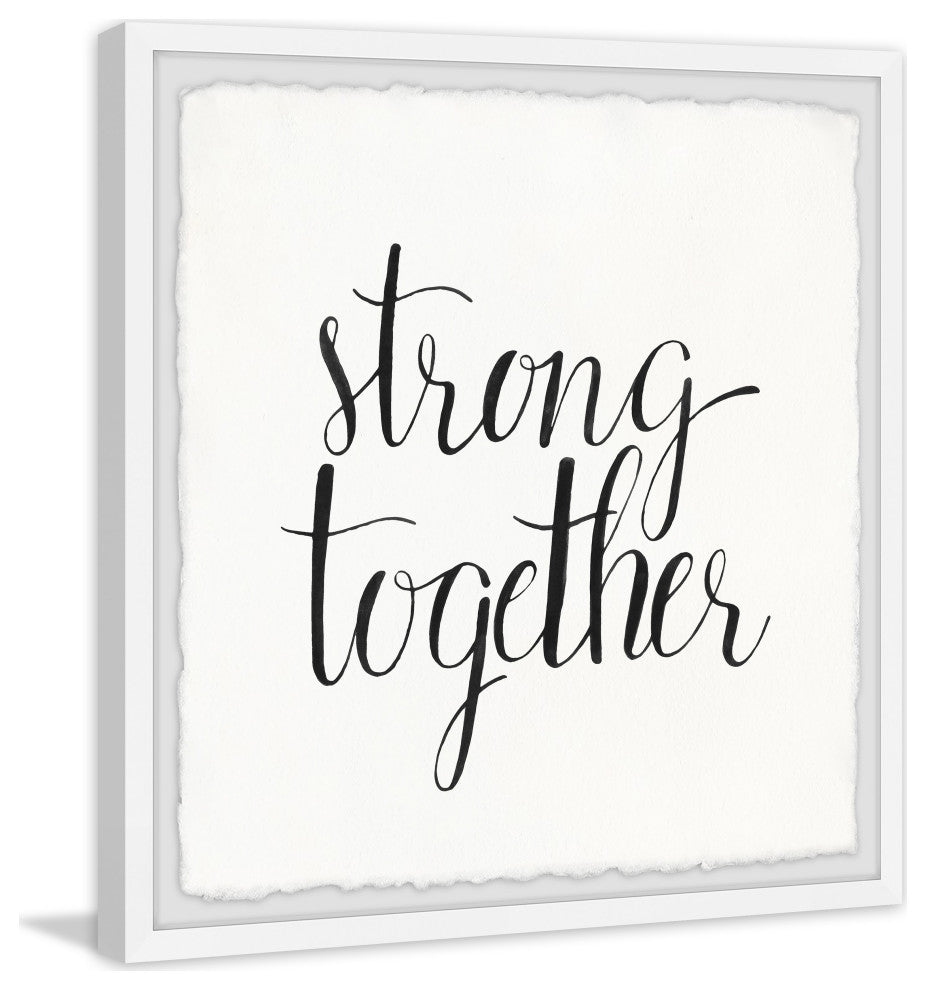 "Strong Together" Framed Painting Print, 12x12