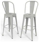 Fletcher 30 inch Metal Bar Stool (Set of 2)