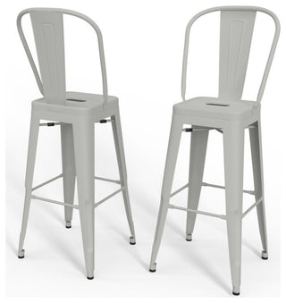 Fletcher 30 inch Metal Bar Stool (Set of 2)