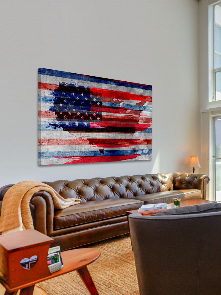"Land of the Free" Print on Canvas, 60"x40"
