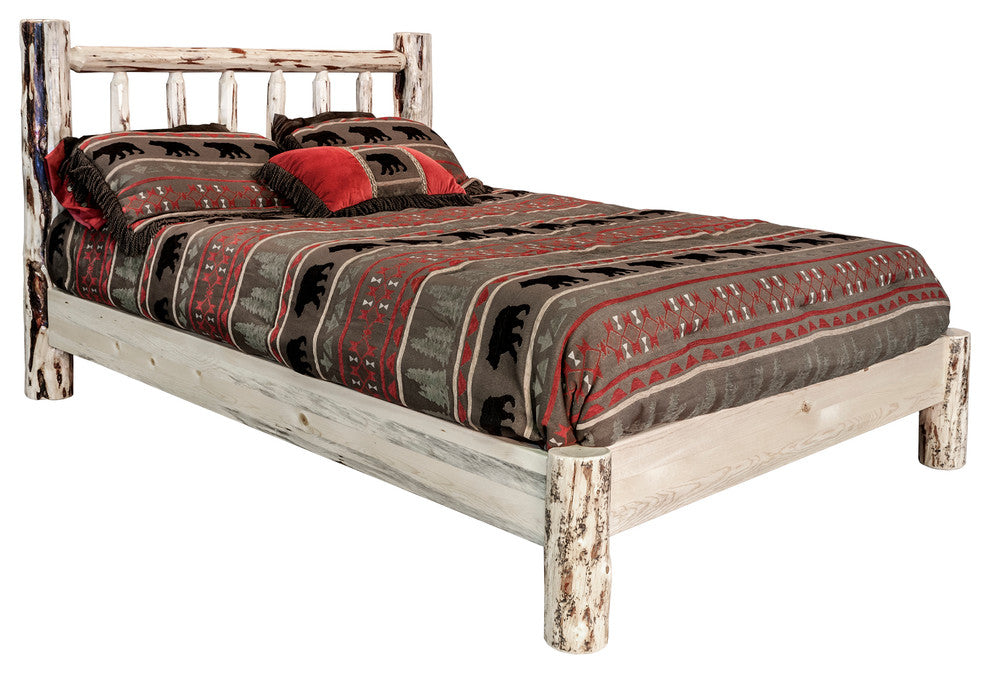 Montana Collection Platform Bed, Ready to Finish, Queen