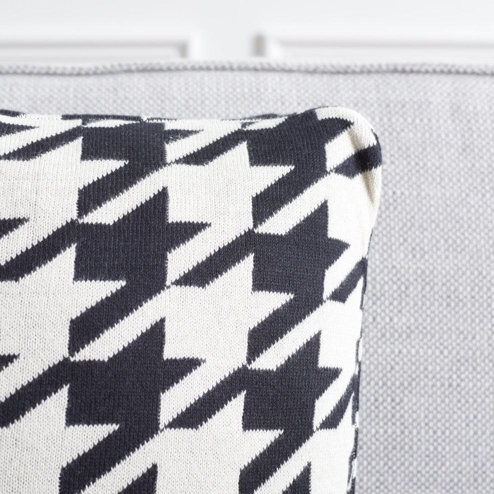 Safavieh Alto Pillow, Black/Ivory