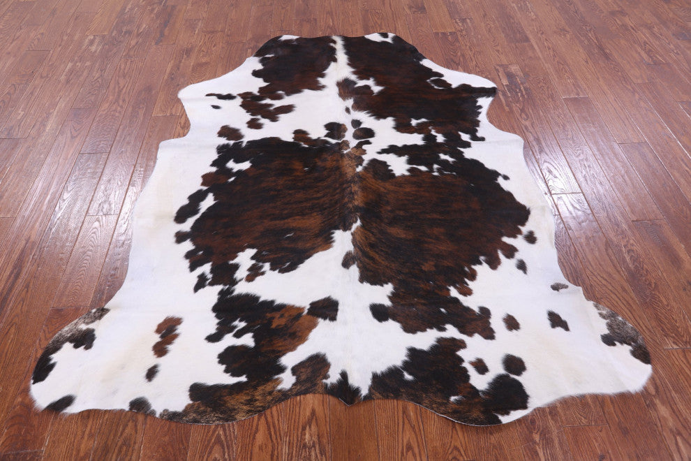 6' 7" X 6' 1" Natural Cowhide Rug C2263