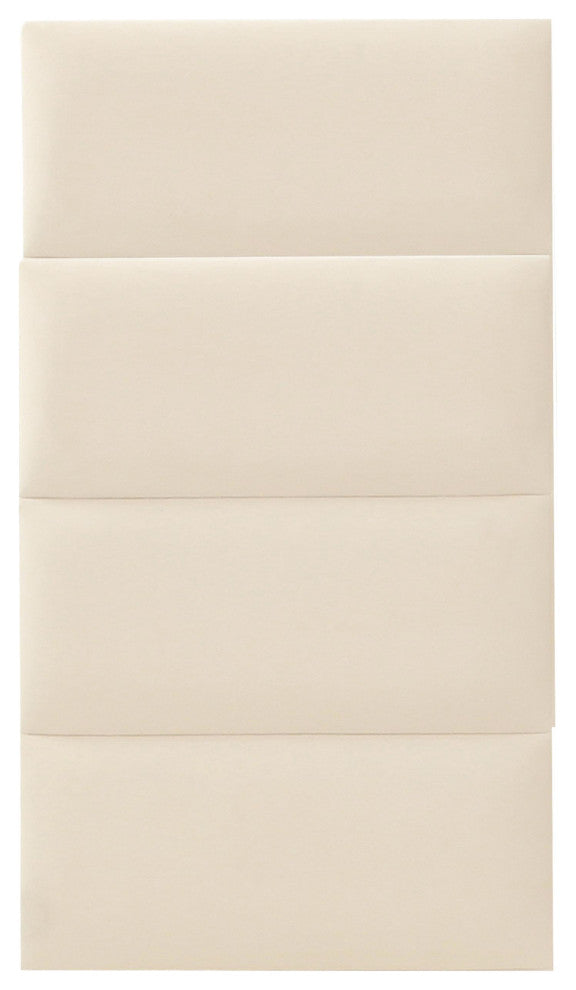 Eliana Cream Velvet Queen Wings, Set of 2