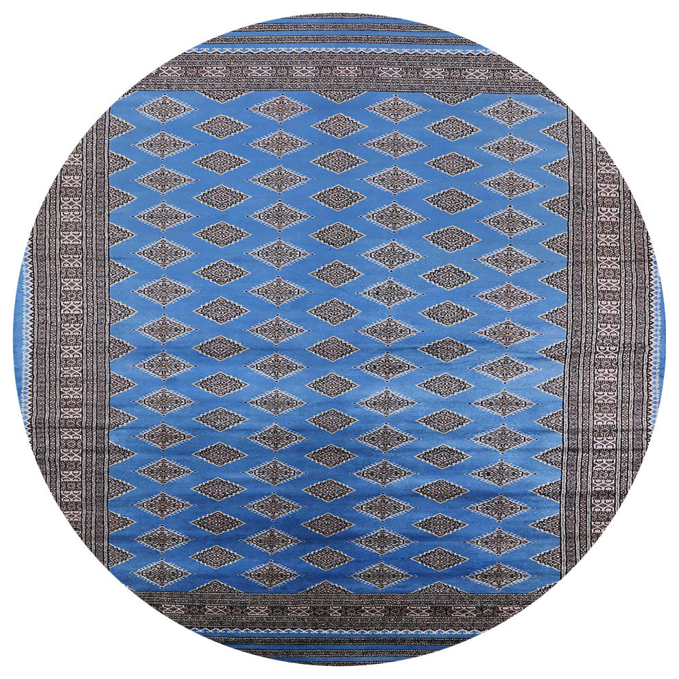 Ahgly Company Indoor Round Mid-Century Modern Area Rugs, 3' Round