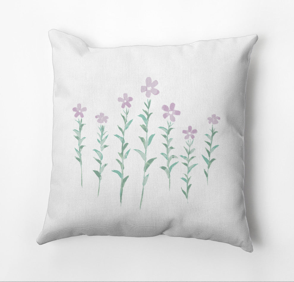 Periwinkle Outdoor Pillow, Purple, 16"x16"